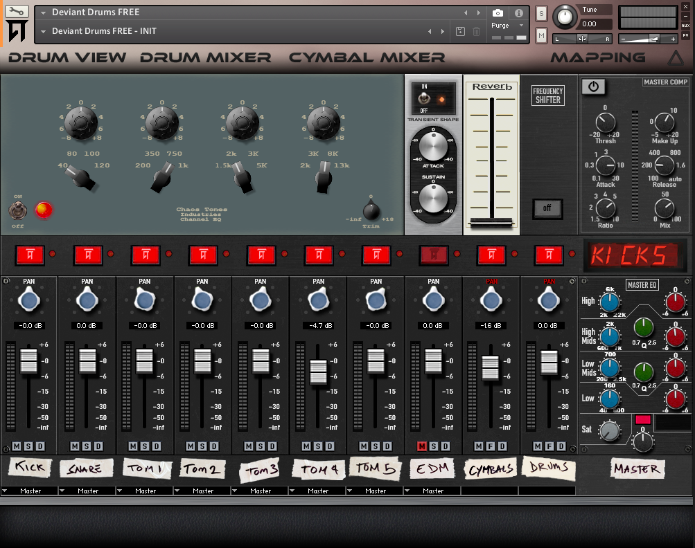 Deviant Drums - FREE Edition – Chaos Tones